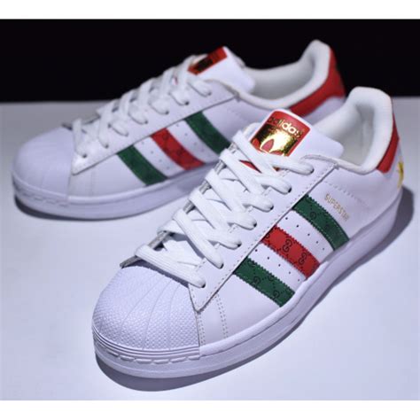 baskets gucci x adidas superstar 80s|Gucci Adidas X.